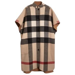 Burberry Reversible Check-To-Solid Cape Brown